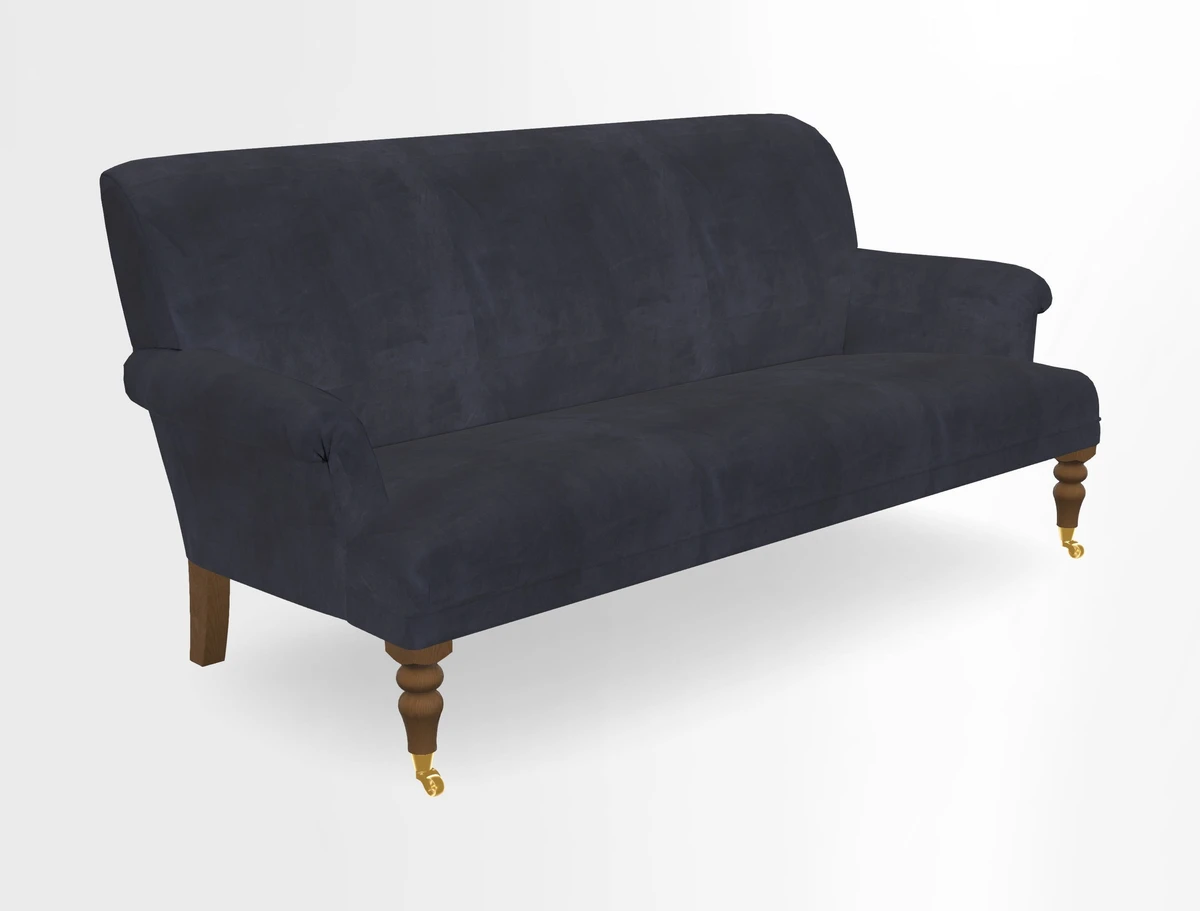 Midhurst Sofa in V&A Collection Botanical Collage All Over