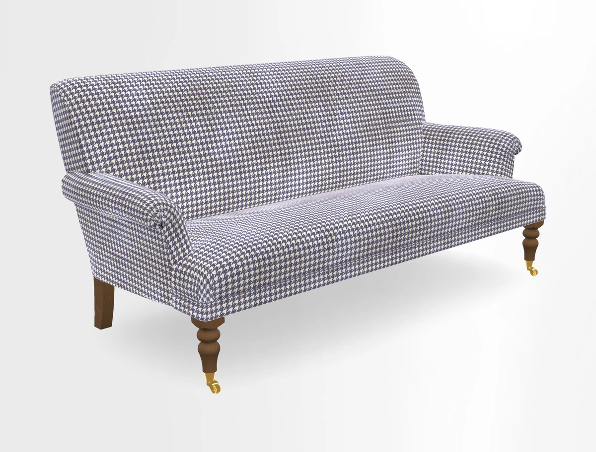 Midhurst Sofa in V&A Collection Botanical Collage All Over