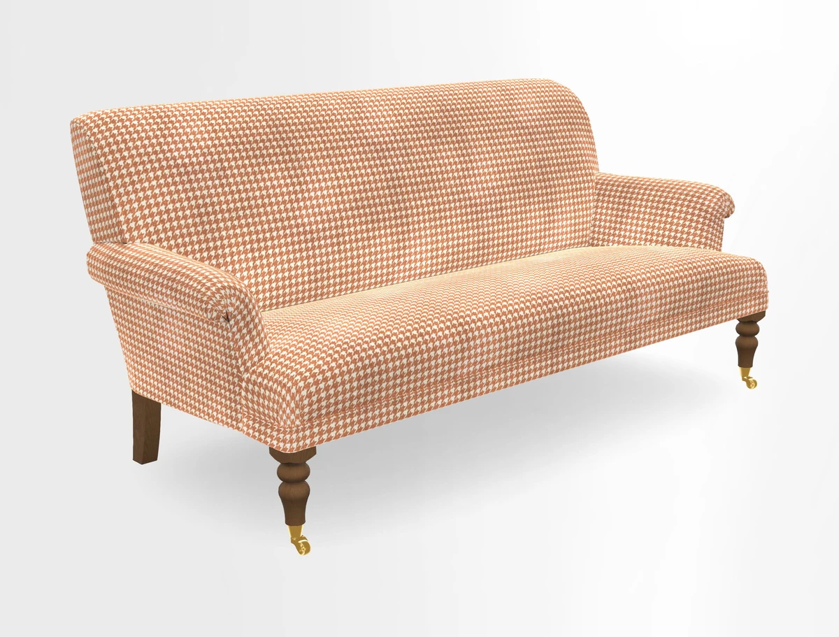 Midhurst Sofa in V&A Collection Botanical Collage All Over