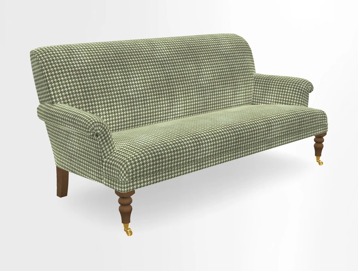 Midhurst Sofa in V&A Collection Botanical Collage All Over