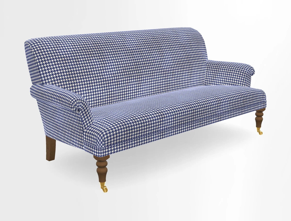 Midhurst Sofa in V&A Collection Botanical Collage All Over