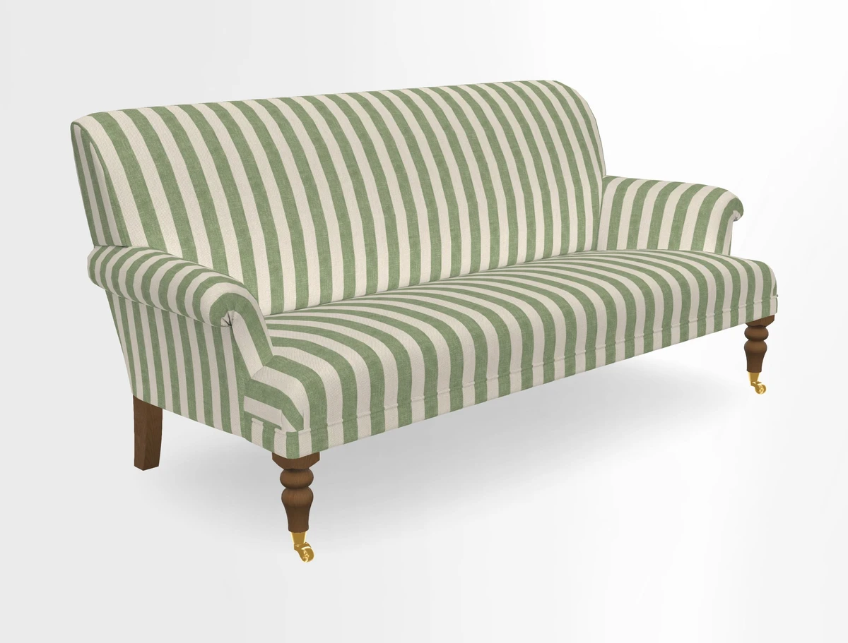 Midhurst Sofa in V&A Collection Botanical Collage All Over