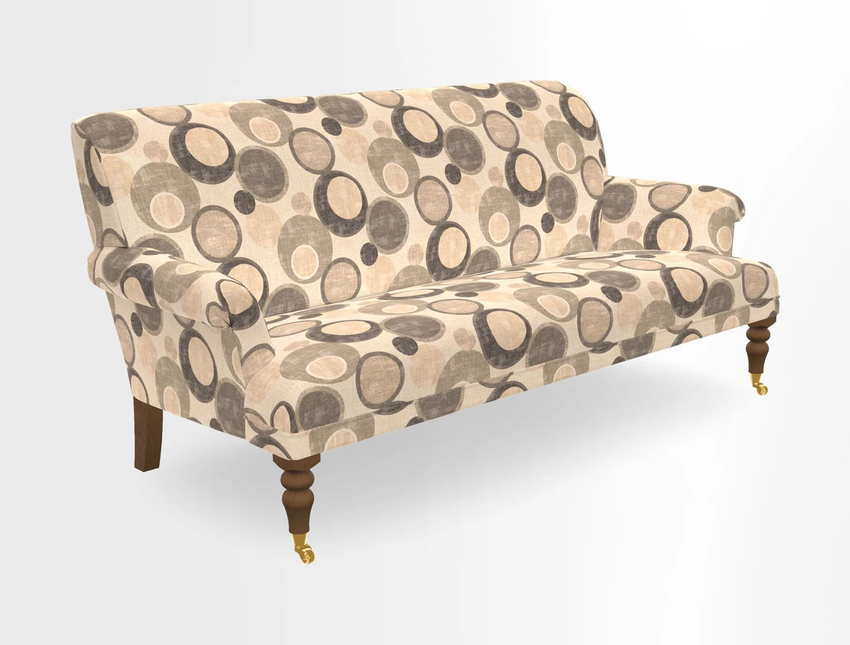 Midhurst Sofa in V&A Collection Botanical Collage All Over