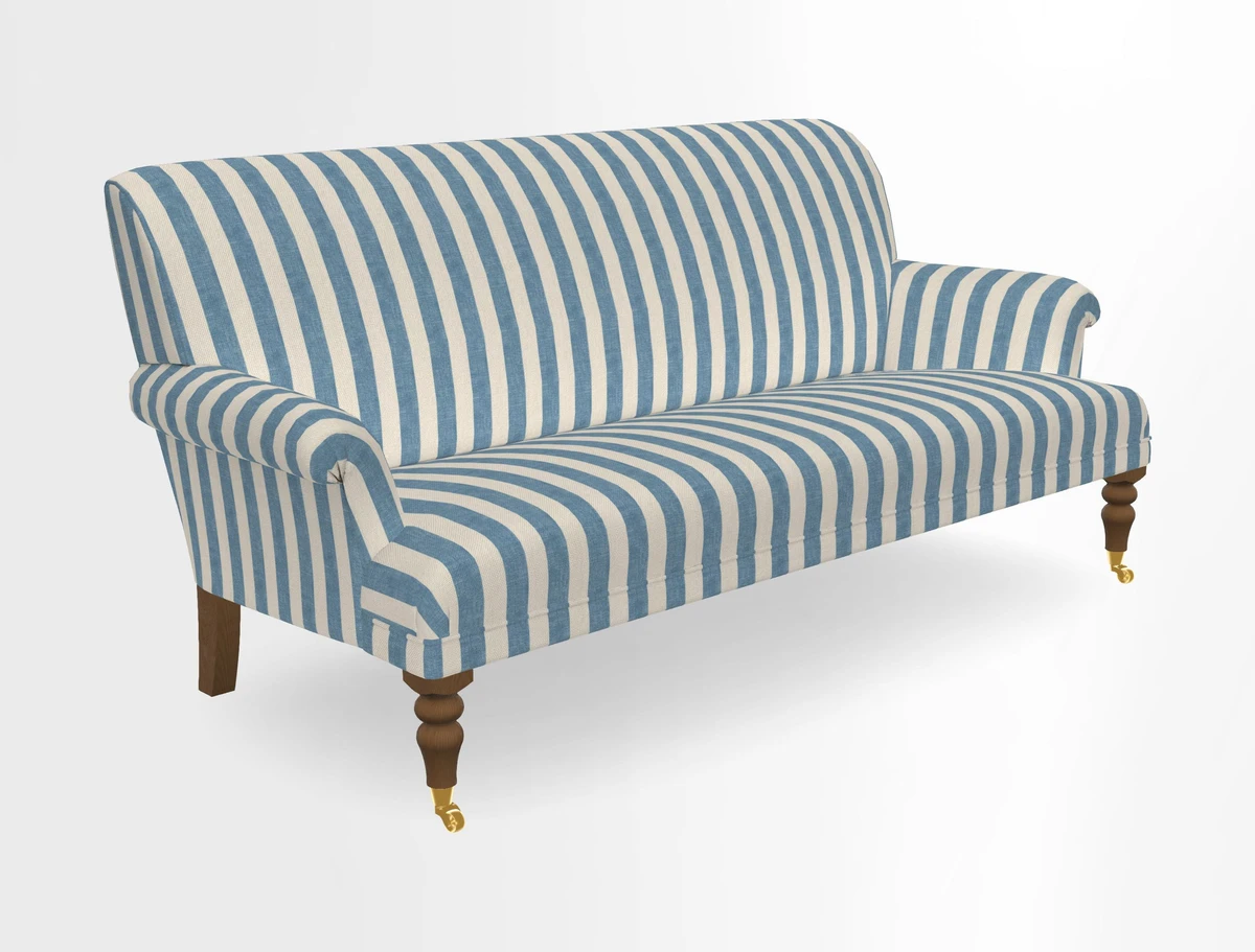 Midhurst Sofa in V&A Collection Botanical Collage All Over