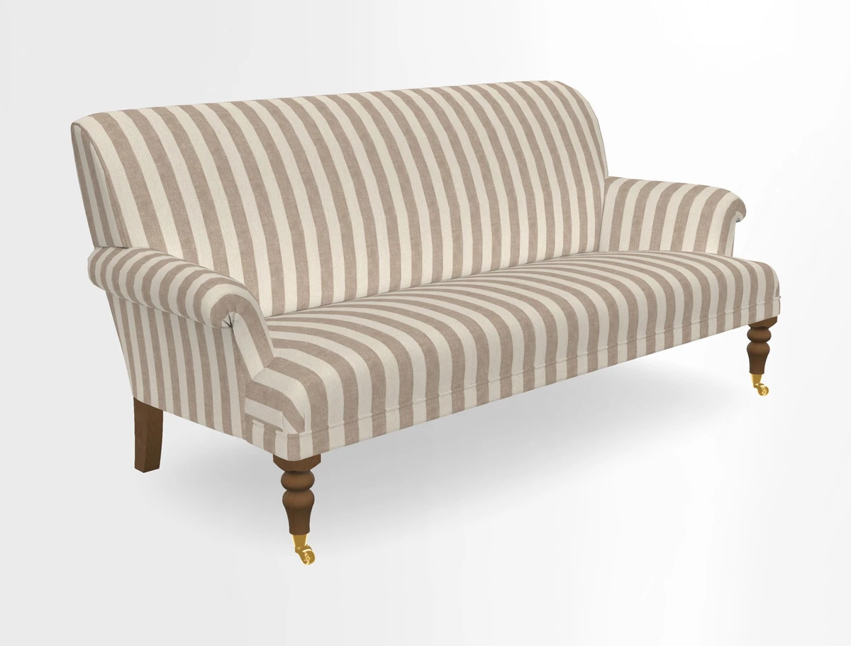 Midhurst Sofa in V&A Collection Botanical Collage All Over