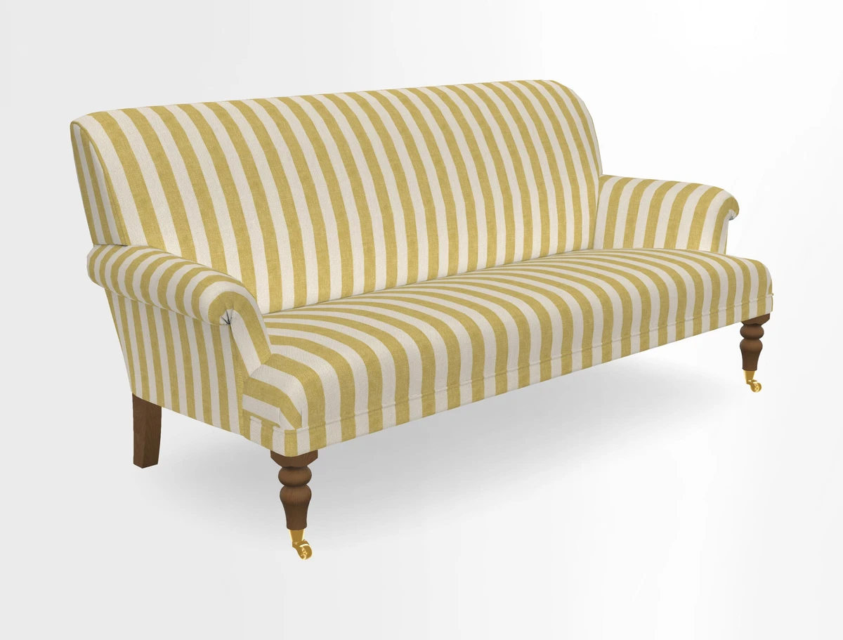 Midhurst Sofa in V&A Collection Botanical Collage All Over