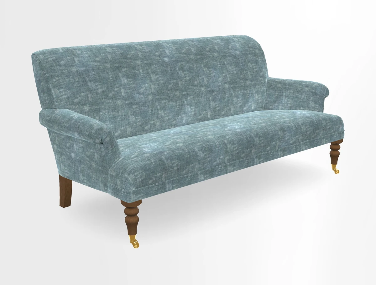 Midhurst Sofa in V&A Collection Botanical Collage All Over