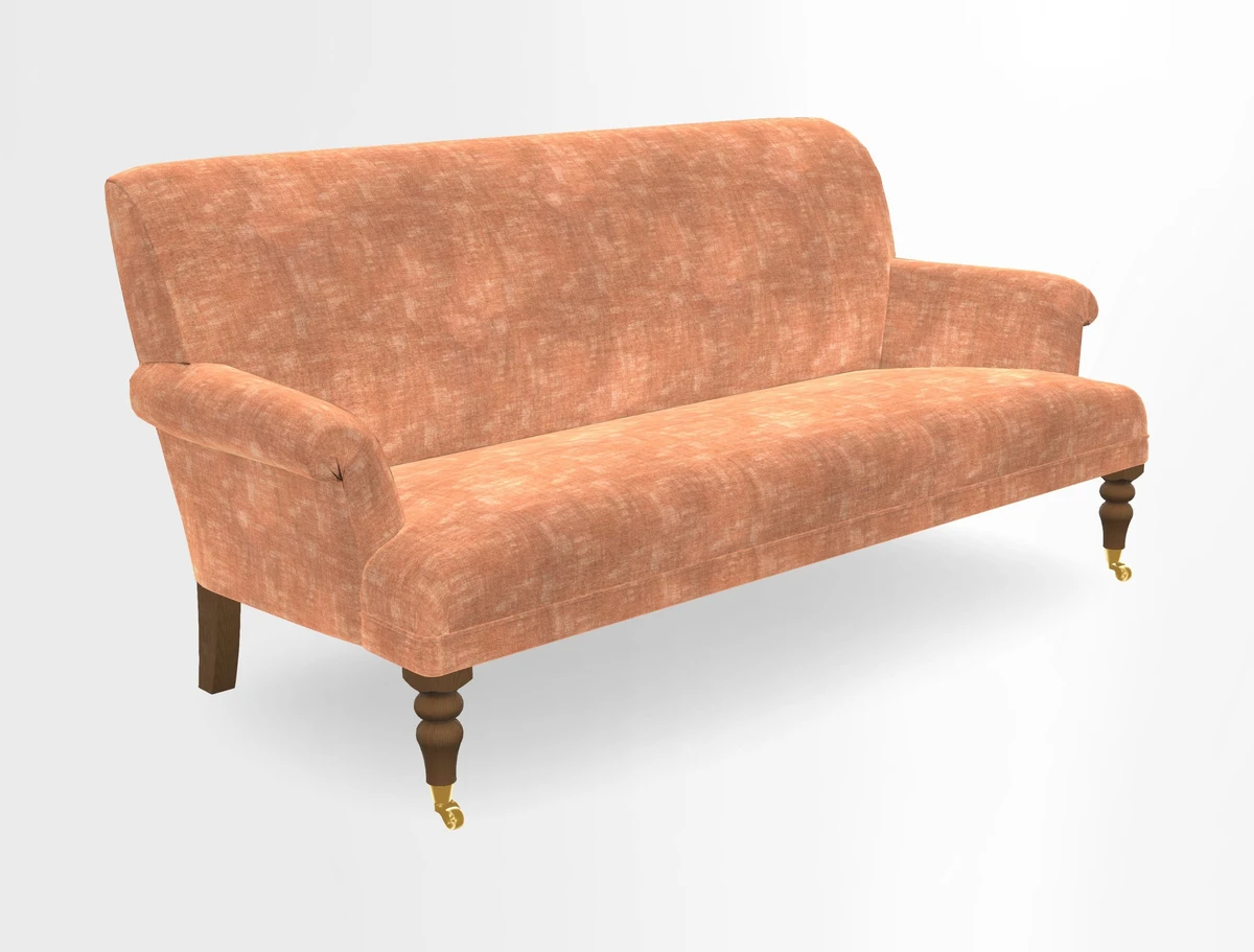 Midhurst Sofa in V&A Collection Botanical Collage All Over