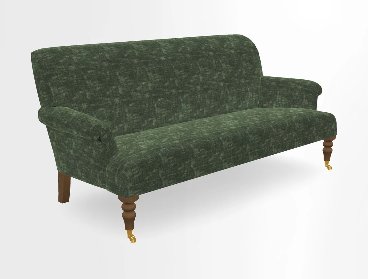 Midhurst Sofa in V&A Collection Botanical Collage All Over