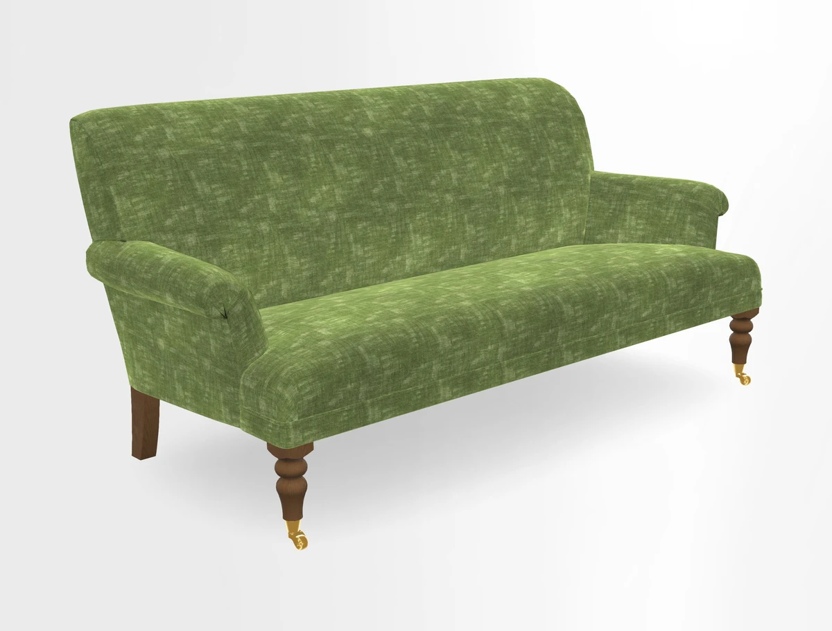 Midhurst Sofa in V&A Collection Botanical Collage All Over