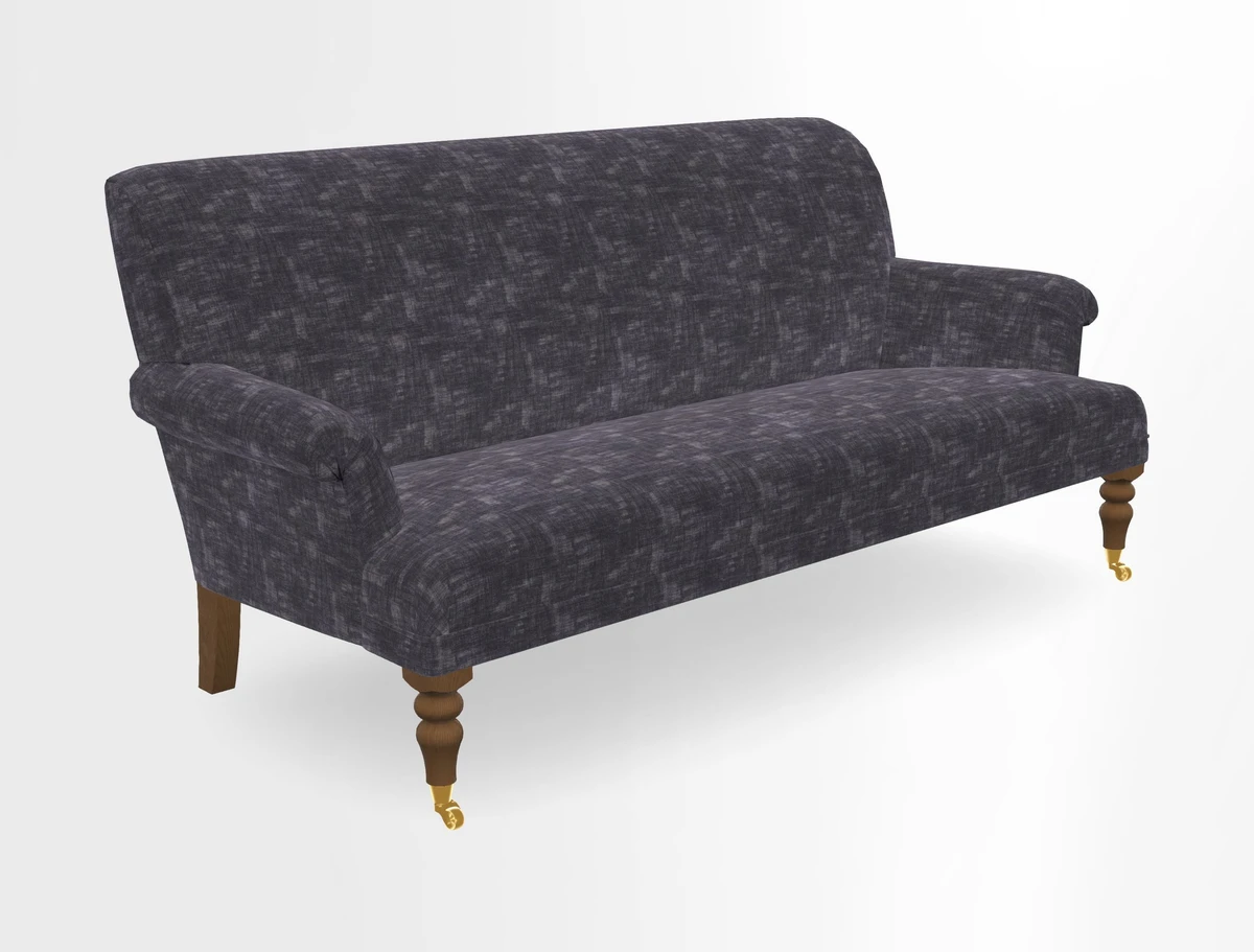 Midhurst Sofa in V&A Collection Botanical Collage All Over