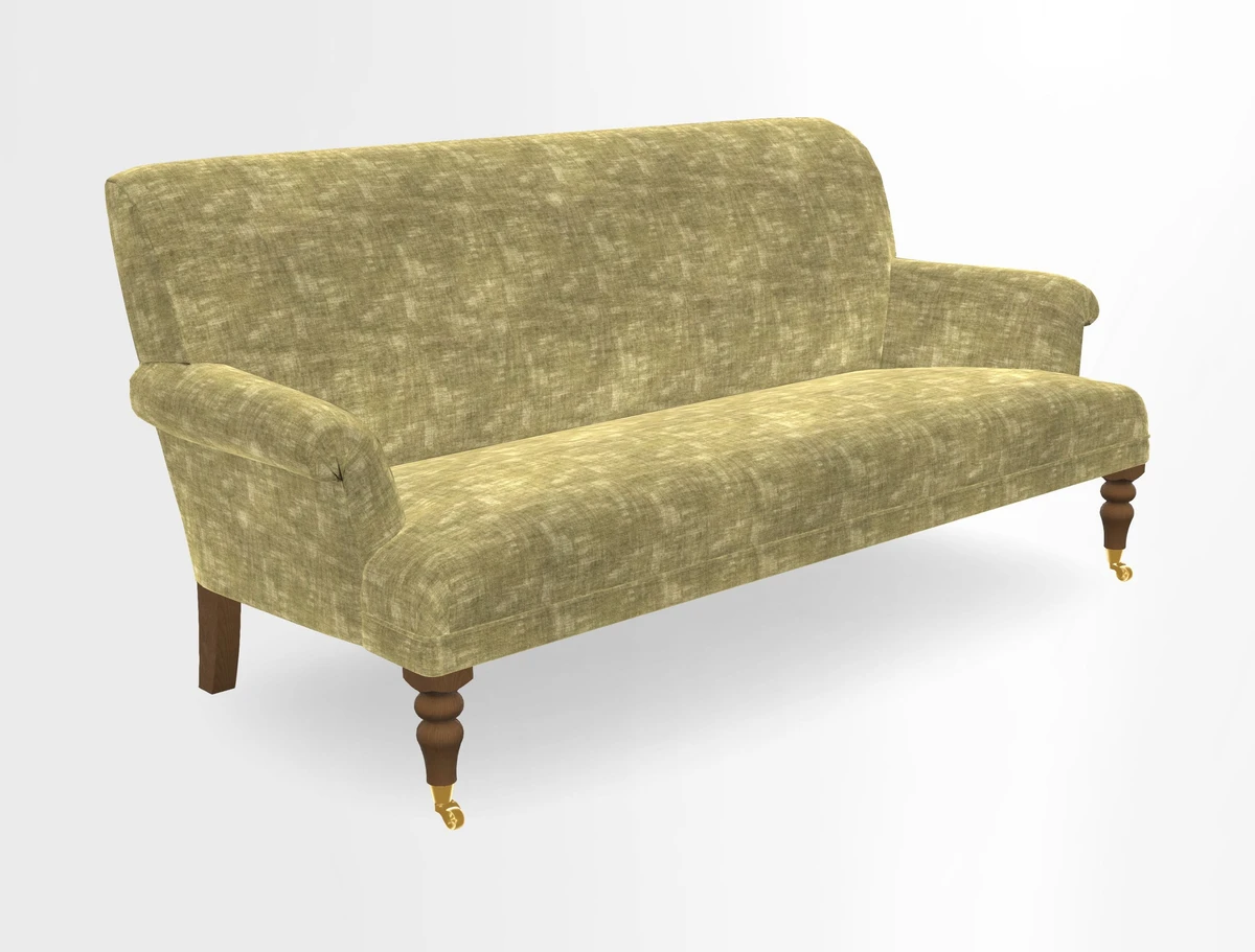 Midhurst Sofa in V&A Collection Botanical Collage All Over