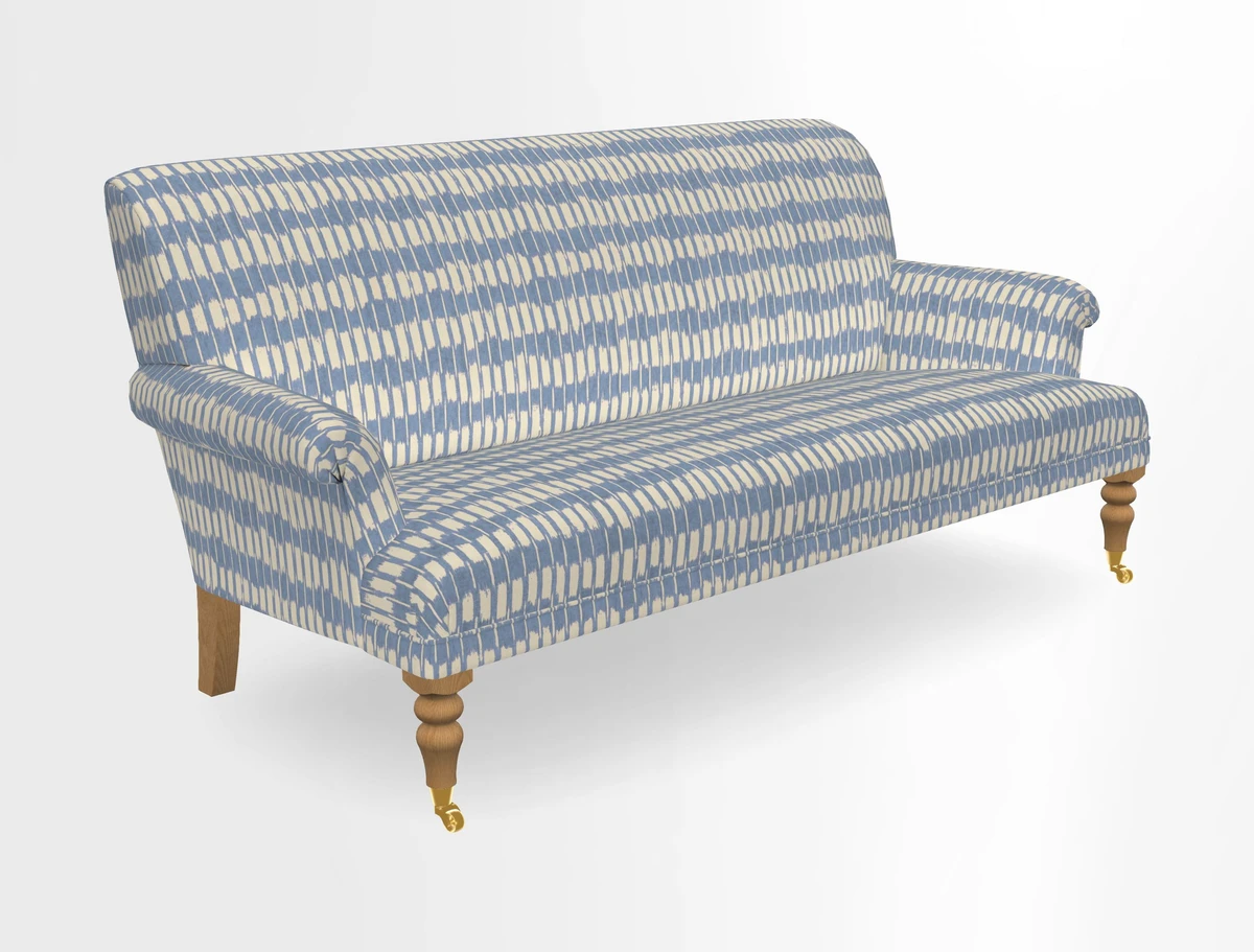 Midhurst Sofa in V&A Collection Botanical Collage All Over