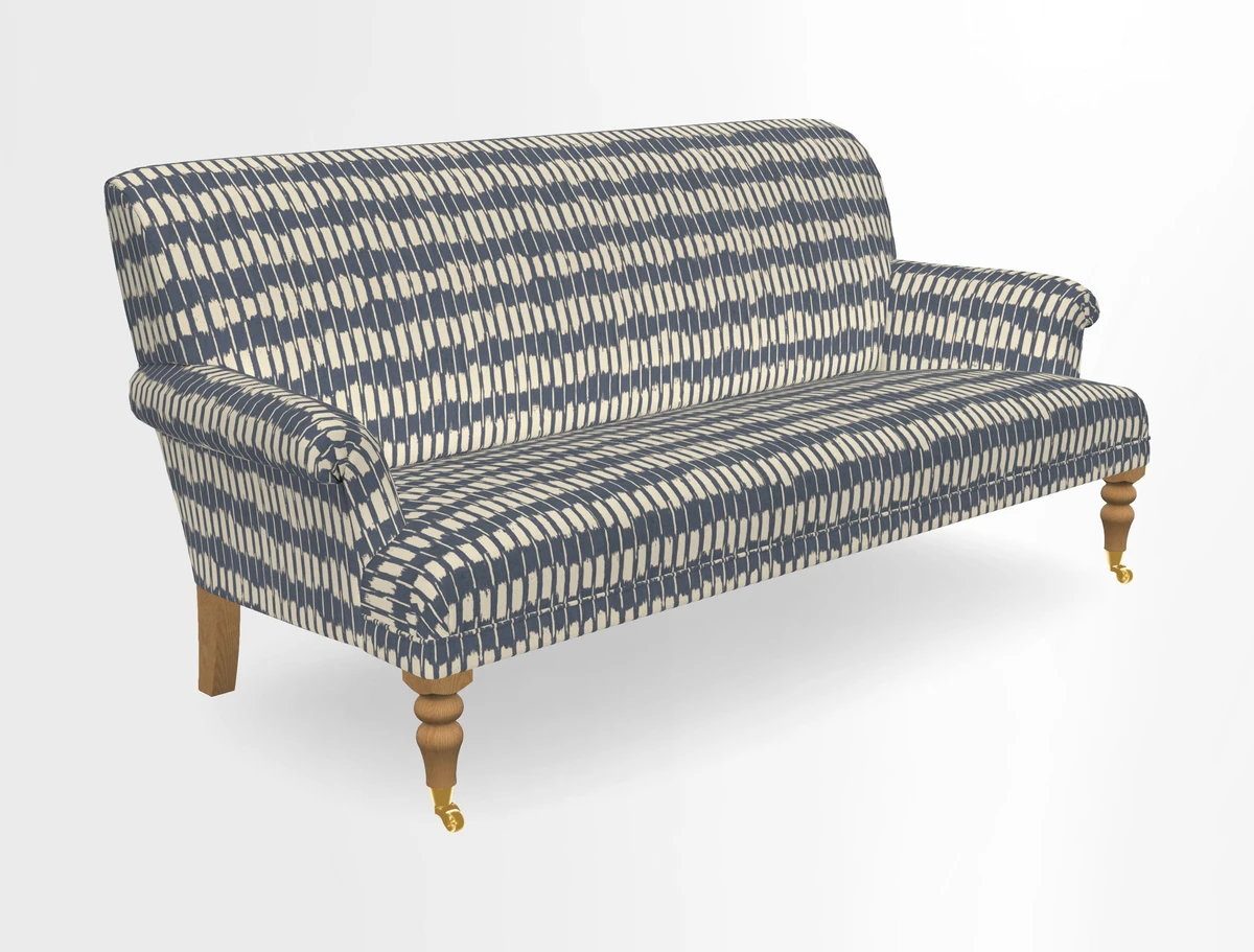 Midhurst Sofa in V&A Collection Botanical Collage All Over