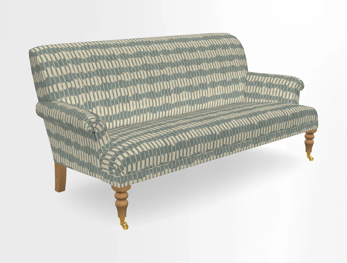 Midhurst Sofa in V&A Collection Botanical Collage All Over