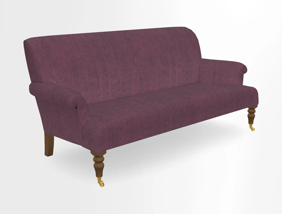 Midhurst Sofa in V&A Collection Botanical Collage All Over