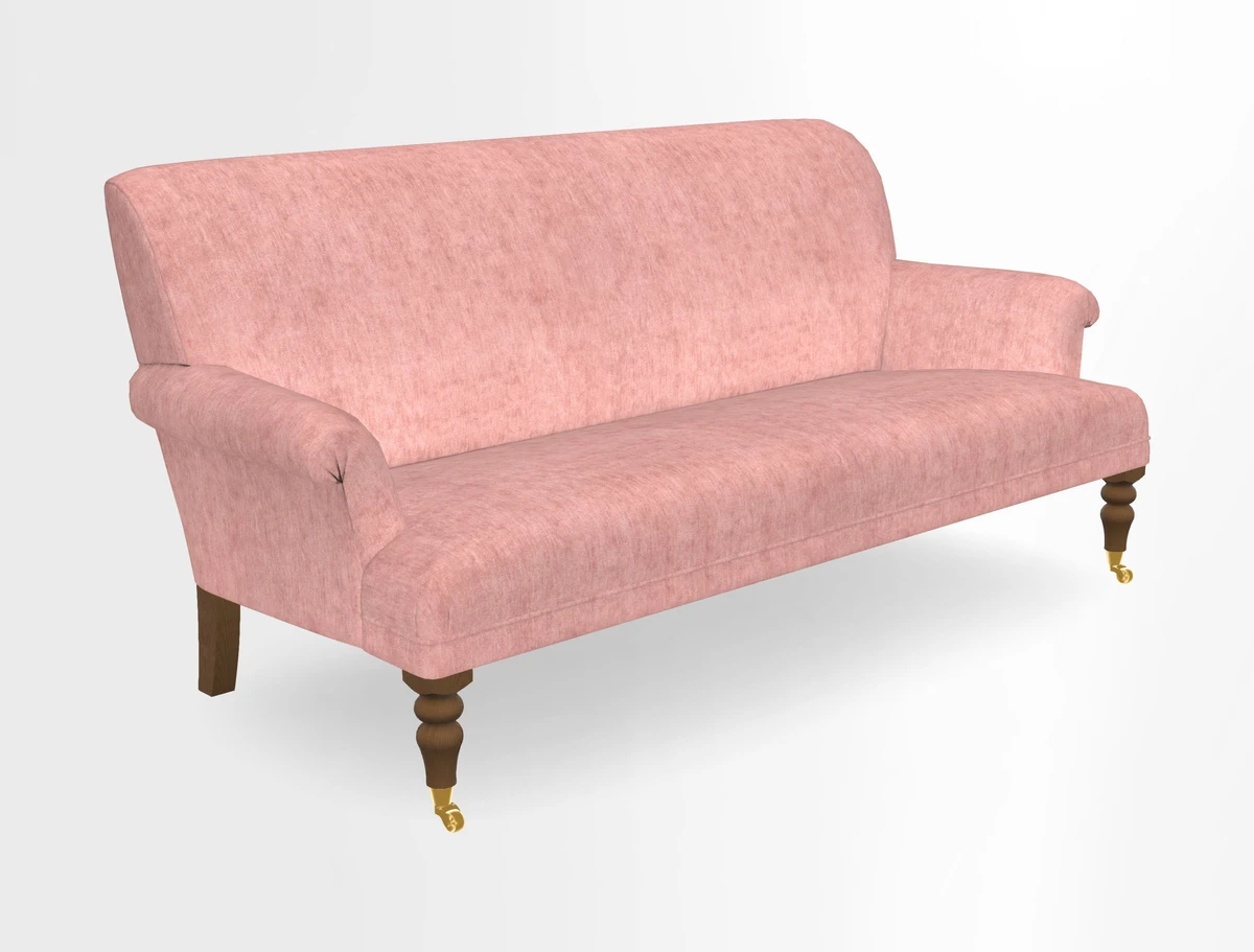 Midhurst Sofa in V&A Collection Botanical Collage All Over