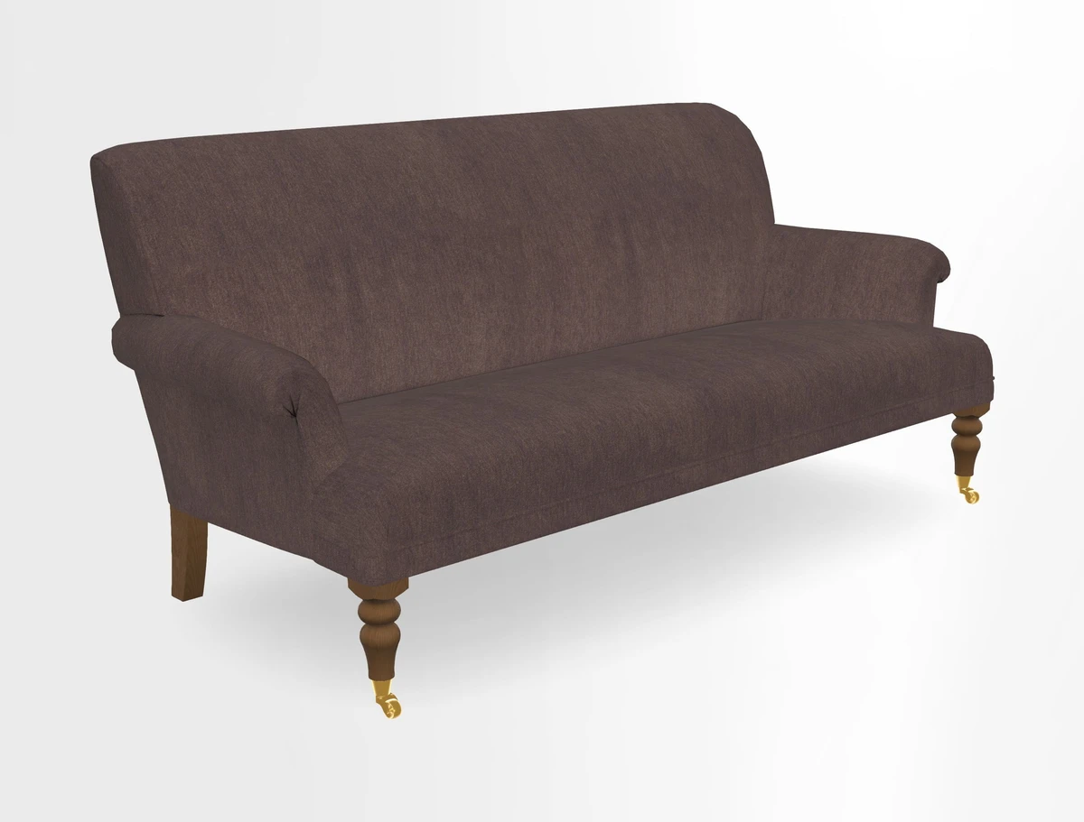 Midhurst Sofa in V&A Collection Botanical Collage All Over