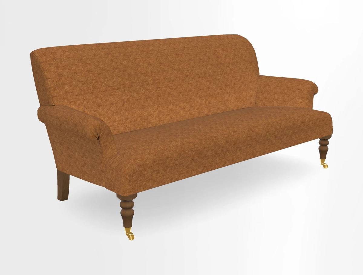 Midhurst Sofa in V&A Collection Botanical Collage All Over