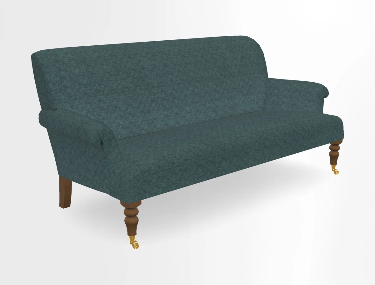 Midhurst Sofa in V&A Collection Botanical Collage All Over