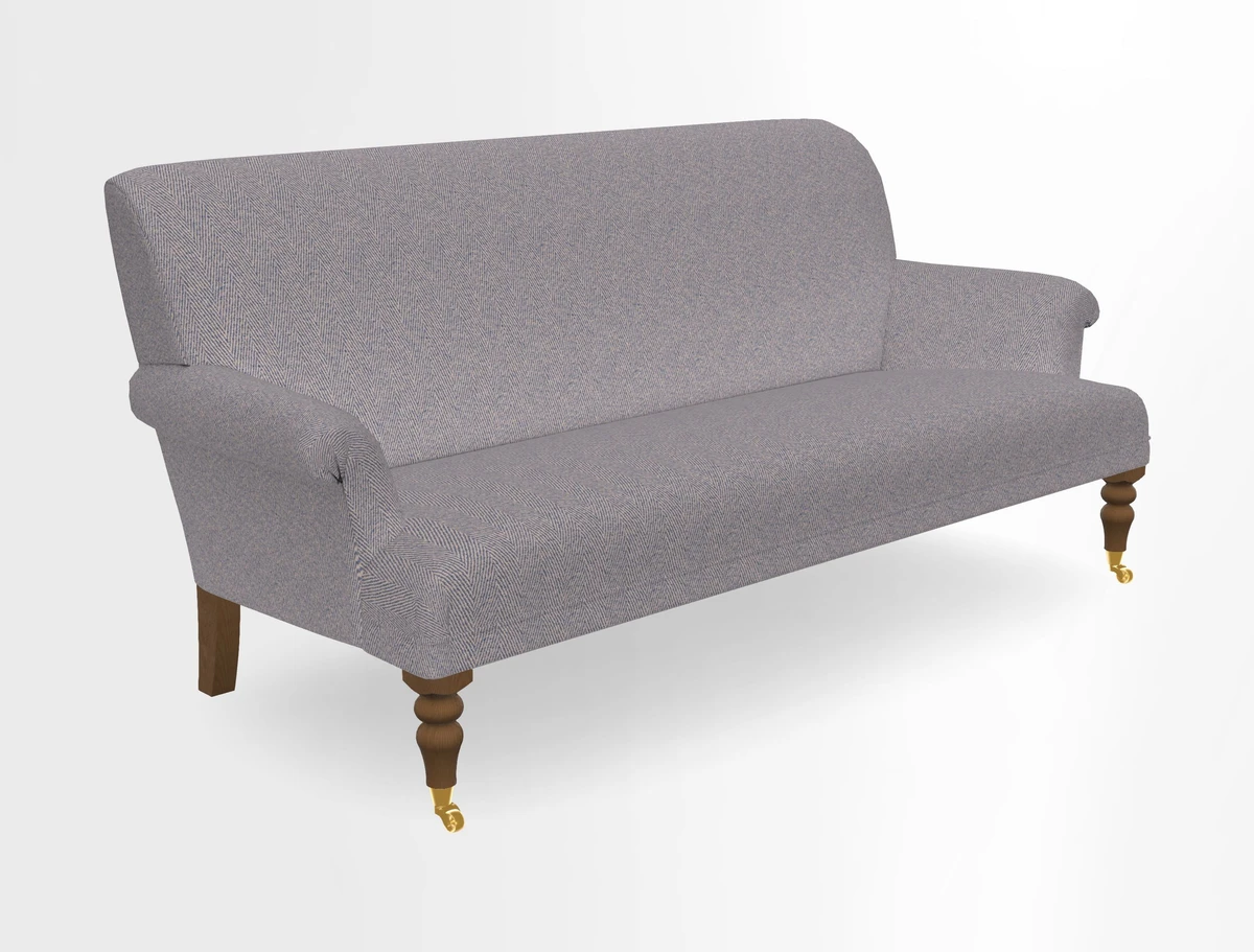 Midhurst Sofa in V&A Collection Botanical Collage All Over