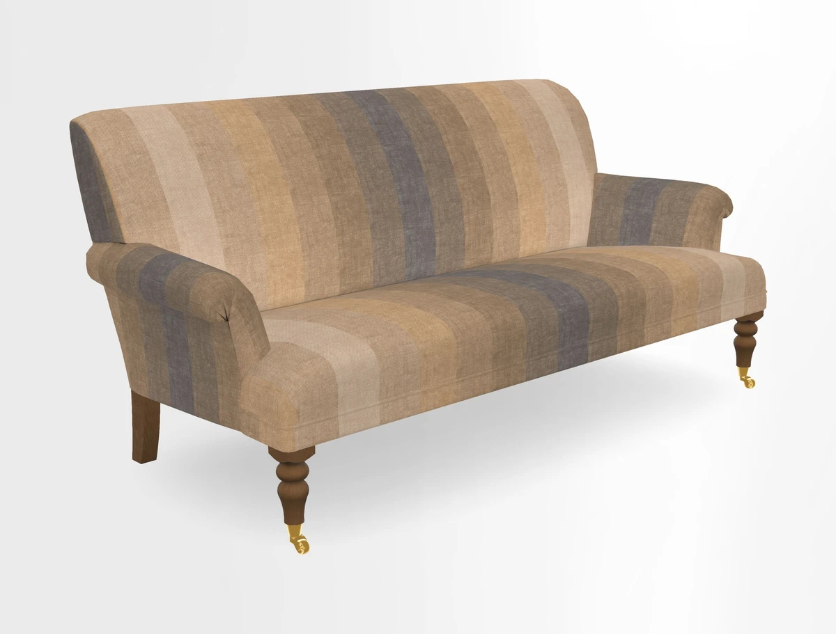 Midhurst Sofa in V&A Collection Botanical Collage All Over
