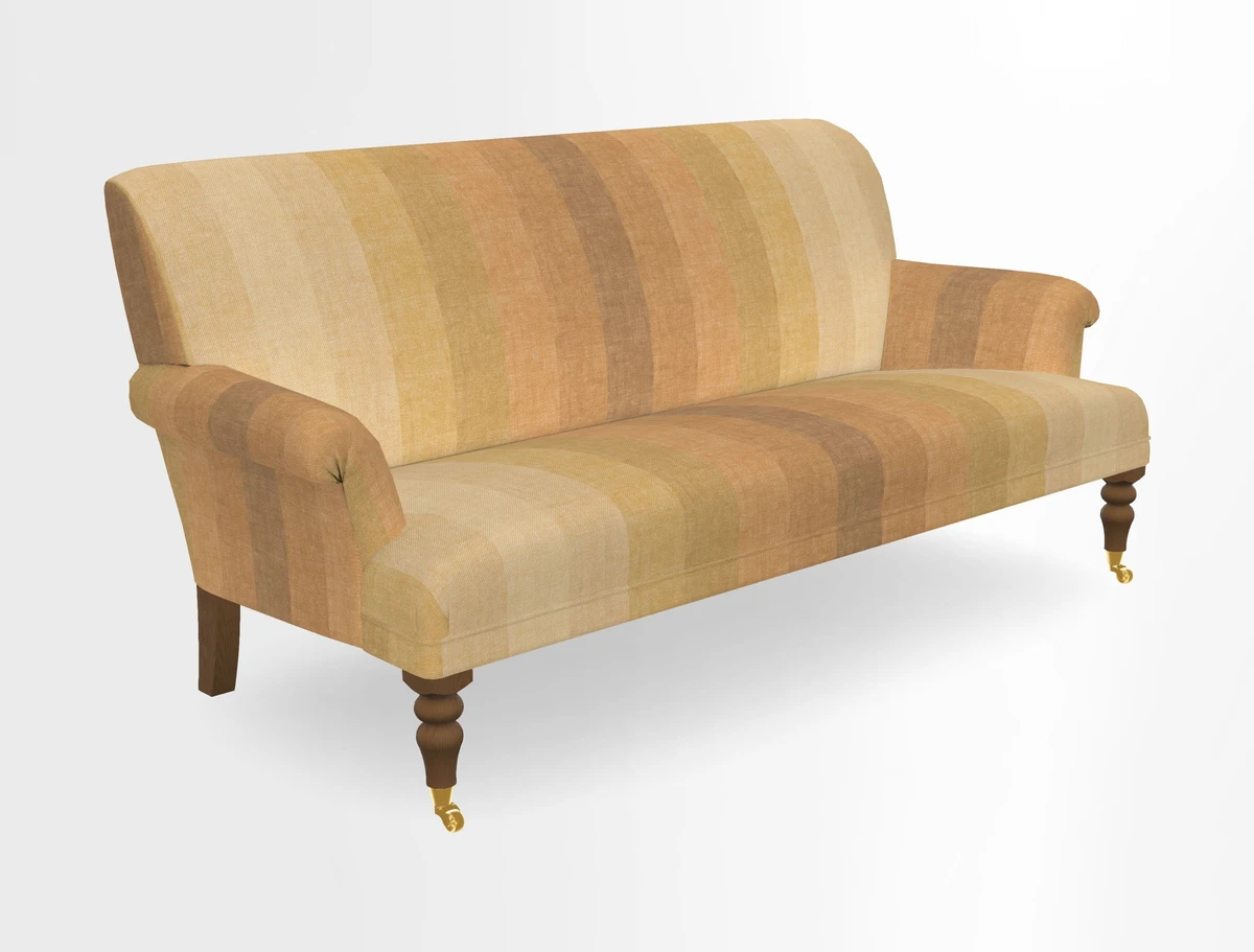 Midhurst Sofa in V&A Collection Botanical Collage All Over