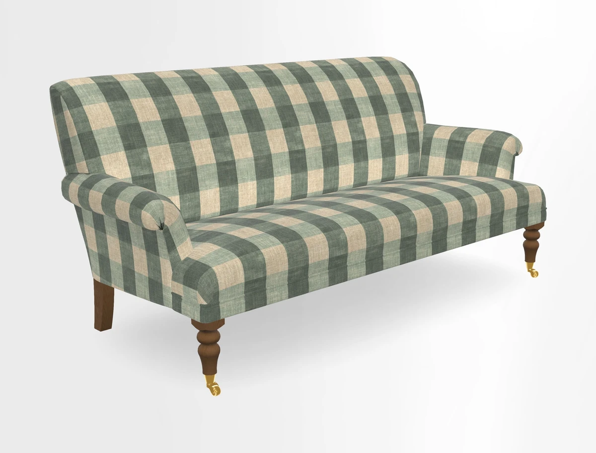 Midhurst Sofa in V&A Collection Botanical Collage All Over