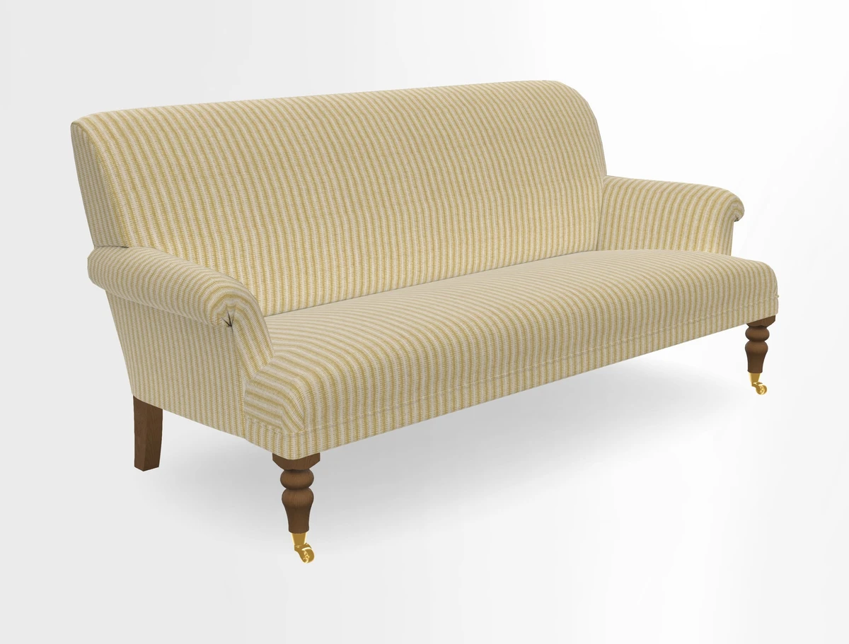 Midhurst Sofa in V&A Collection Botanical Collage All Over