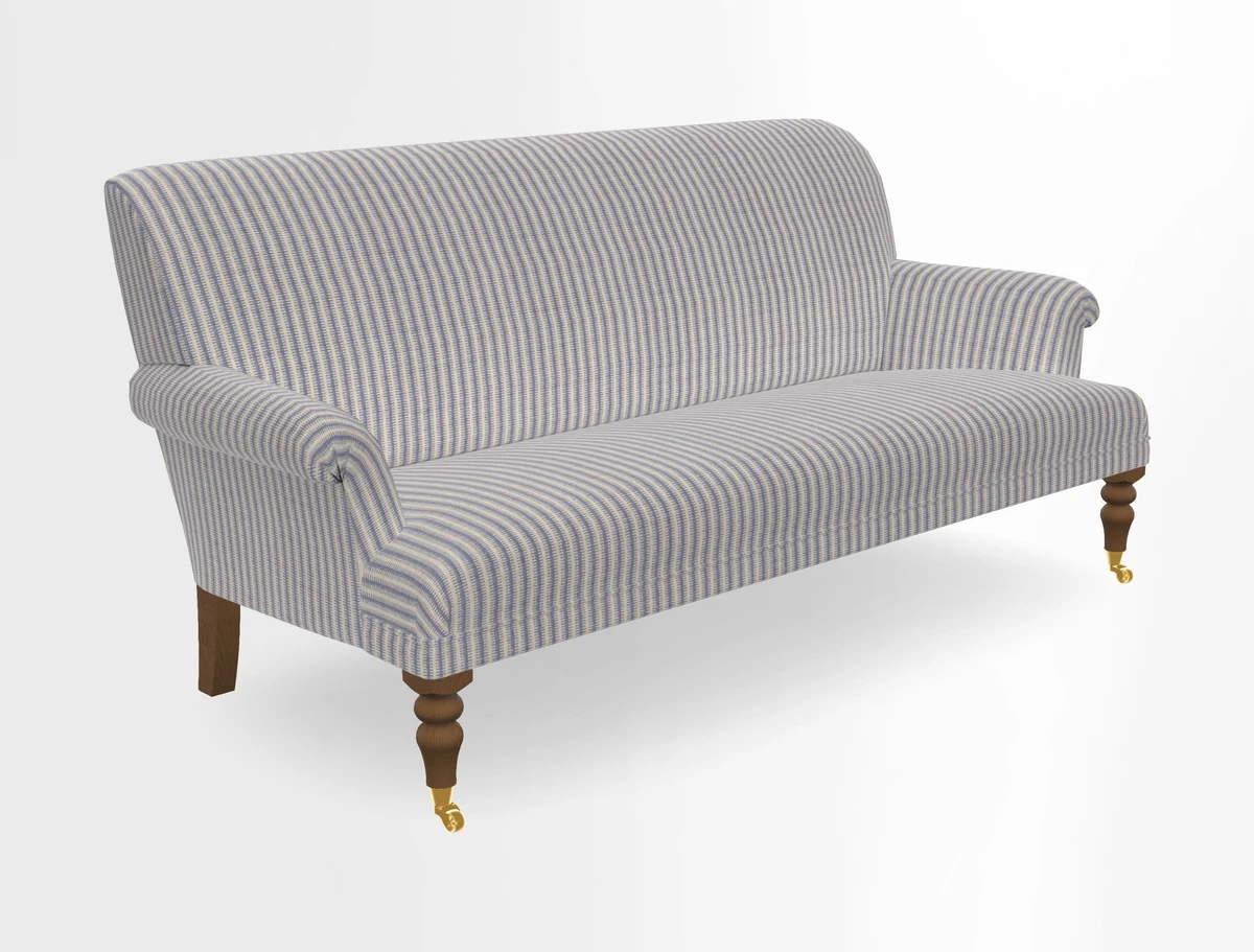 Midhurst Sofa in V&A Collection Botanical Collage All Over