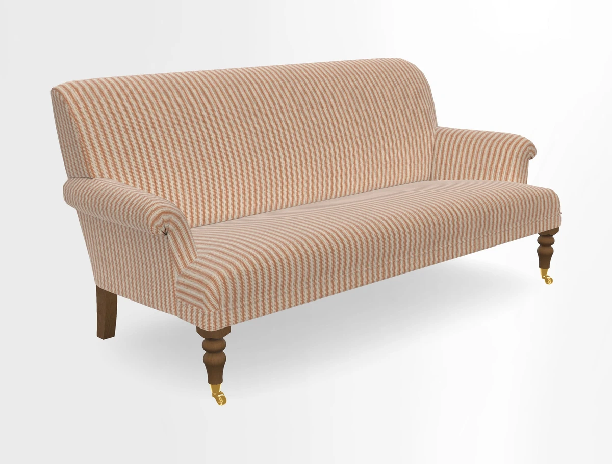 Midhurst Sofa in V&A Collection Botanical Collage All Over