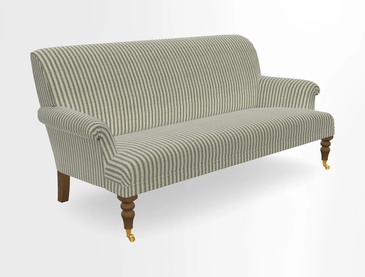 Midhurst Sofa in V&A Collection Botanical Collage All Over