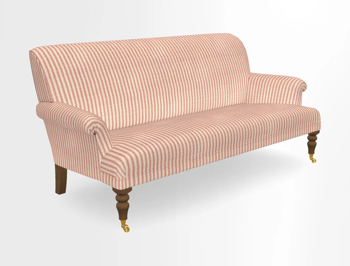 Midhurst Sofa in V&A Collection Botanical Collage All Over