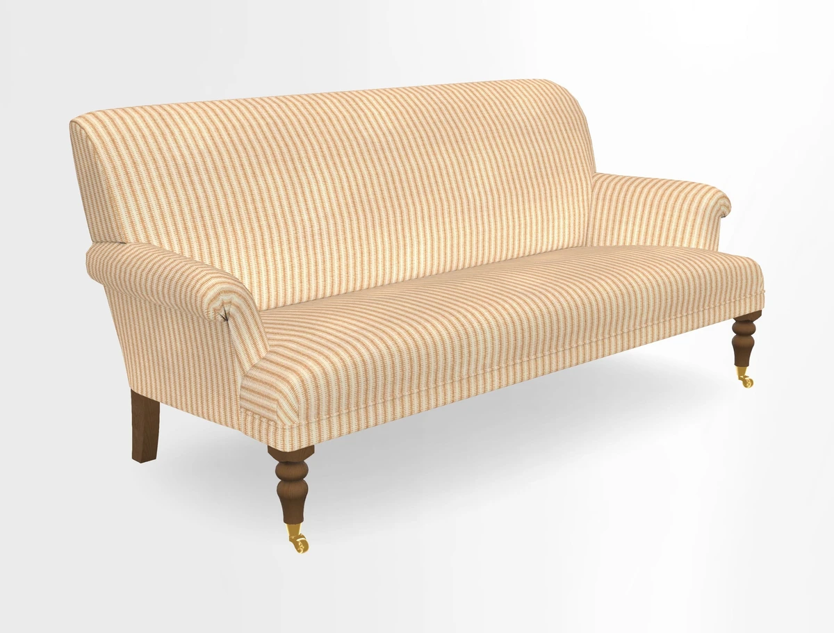 Midhurst Sofa in V&A Collection Botanical Collage All Over