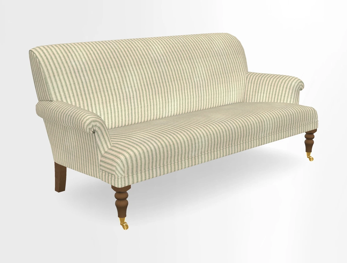 Midhurst Sofa in V&A Collection Botanical Collage All Over