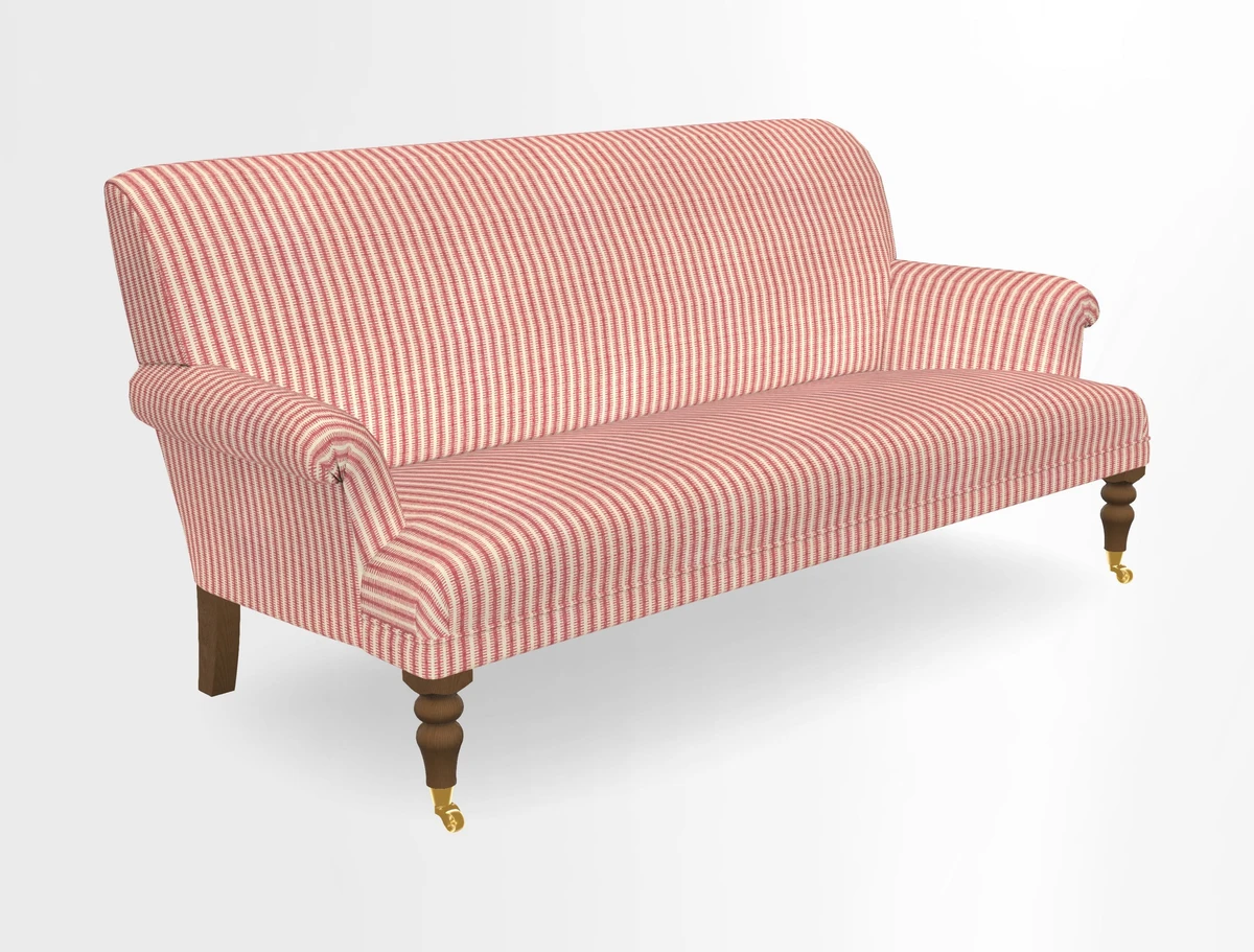 Midhurst Sofa in V&A Collection Botanical Collage All Over