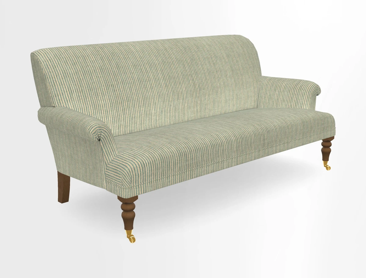 Midhurst Sofa in V&A Collection Botanical Collage All Over