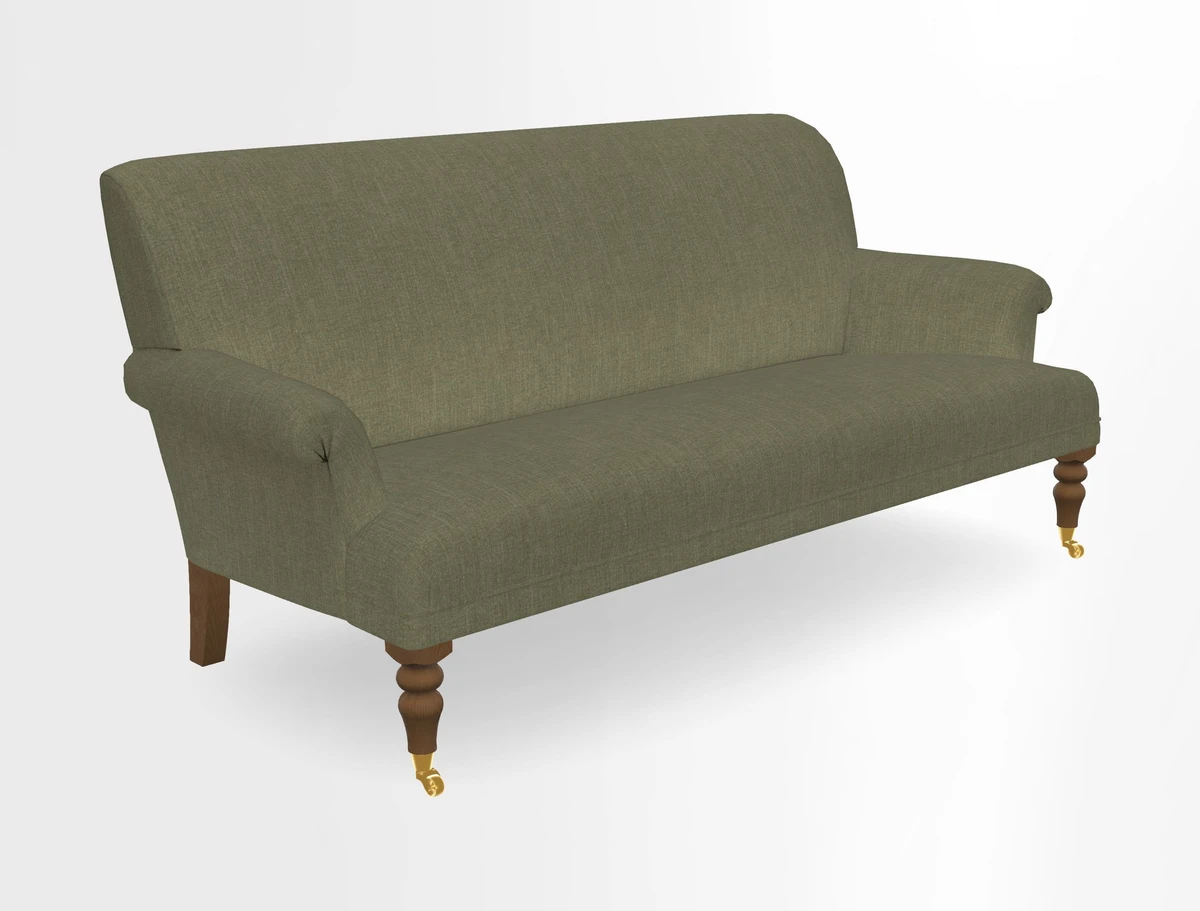 Midhurst Sofa in V&A Collection Botanical Collage All Over