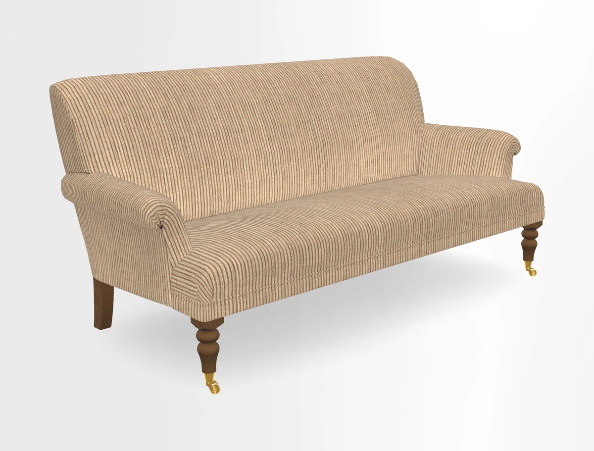 Midhurst Sofa in V&A Collection Botanical Collage All Over