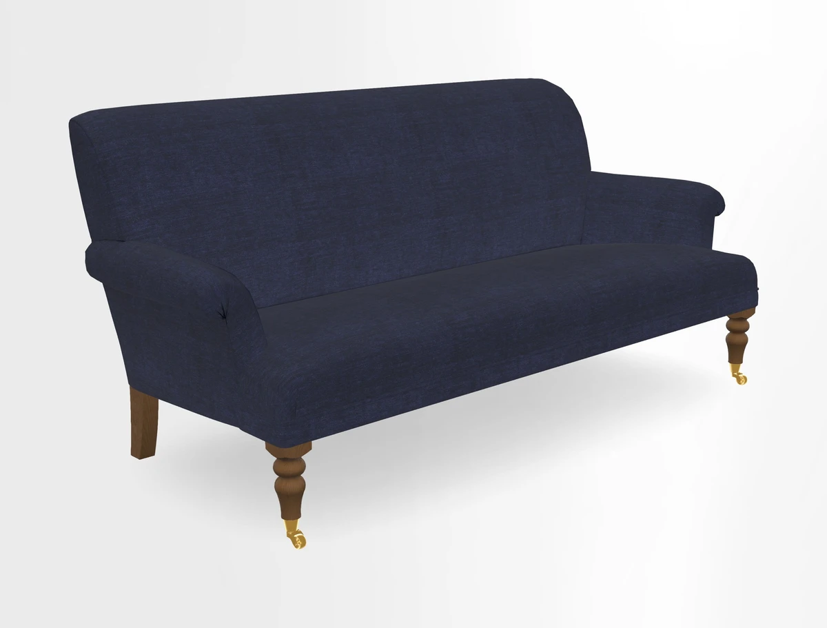 Midhurst Sofa in V&A Collection Botanical Collage All Over
