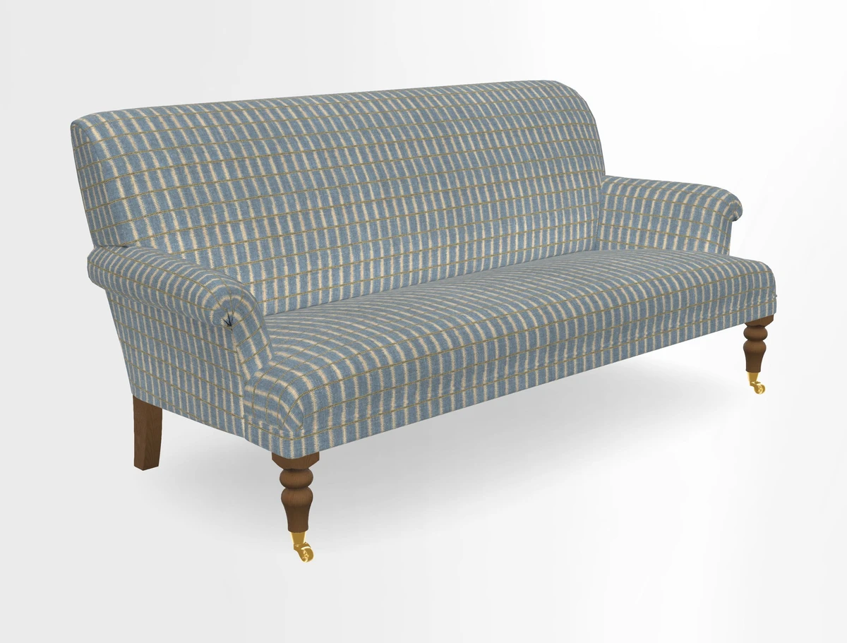 Midhurst Sofa in V&A Collection Botanical Collage All Over