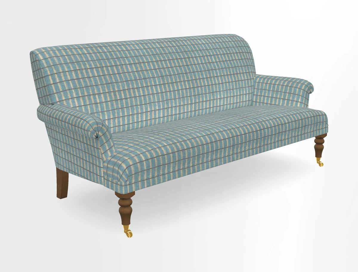 Midhurst Sofa in V&A Collection Botanical Collage All Over
