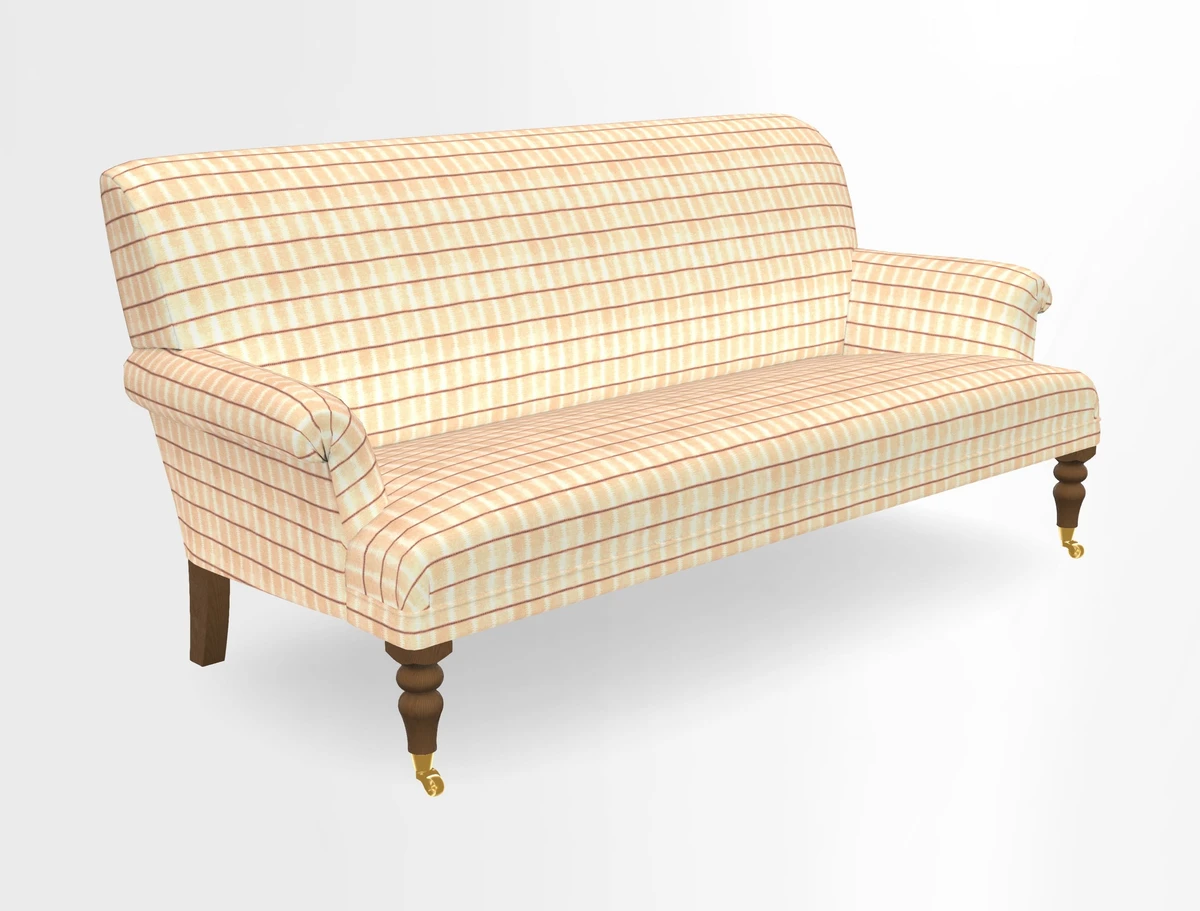 Midhurst Sofa in V&A Collection Botanical Collage All Over