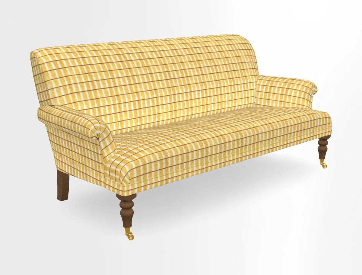 Midhurst Sofa in V&A Collection Botanical Collage All Over