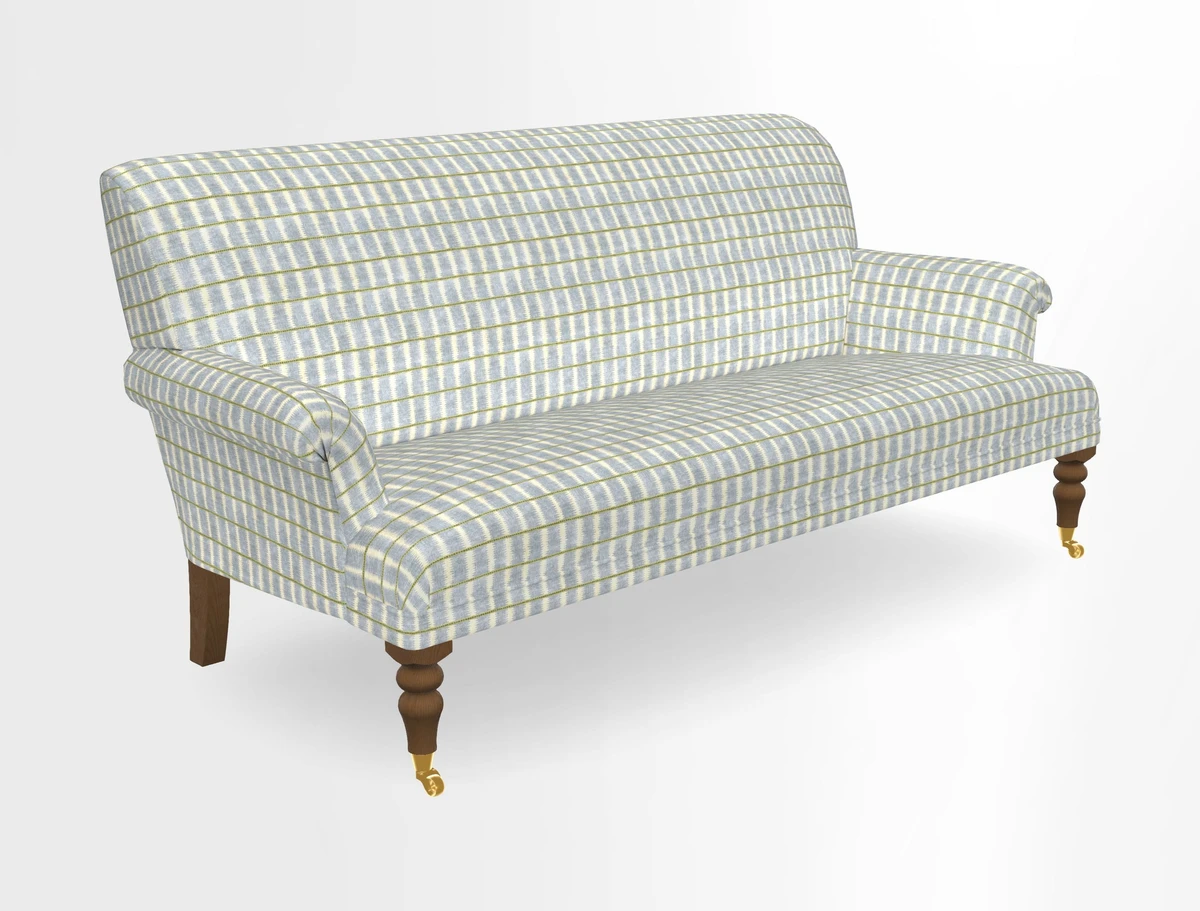 Midhurst Sofa in V&A Collection Botanical Collage All Over