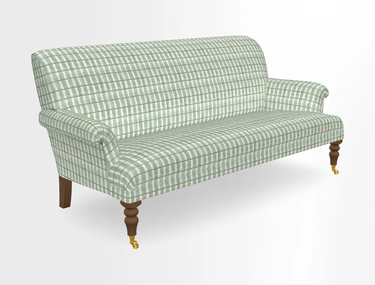 Midhurst Sofa in V&A Collection Botanical Collage All Over