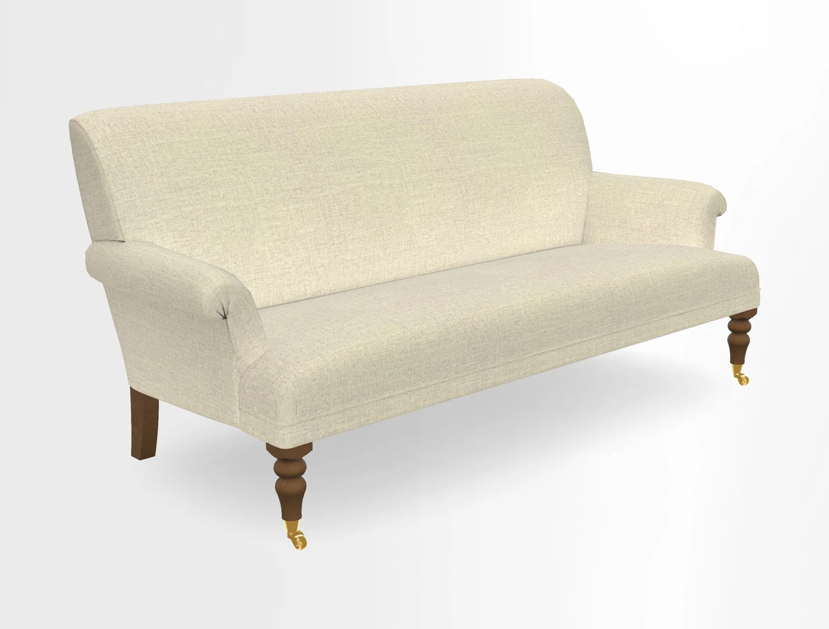 Midhurst Sofa in V&A Collection Botanical Collage All Over