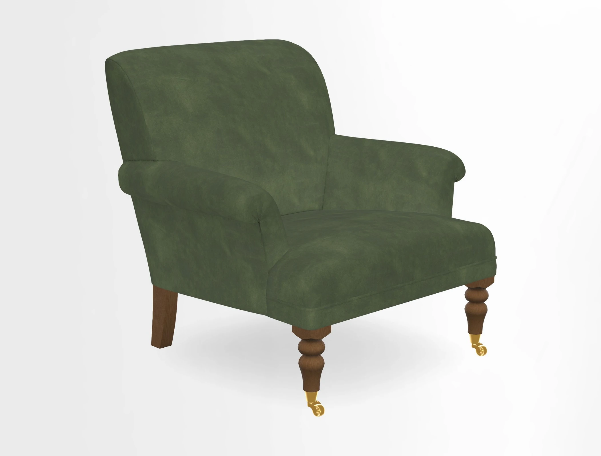 Midhurst Chair in Kirby Soho Burnt Orange & Mulberry Rustic Stripe Red Plum