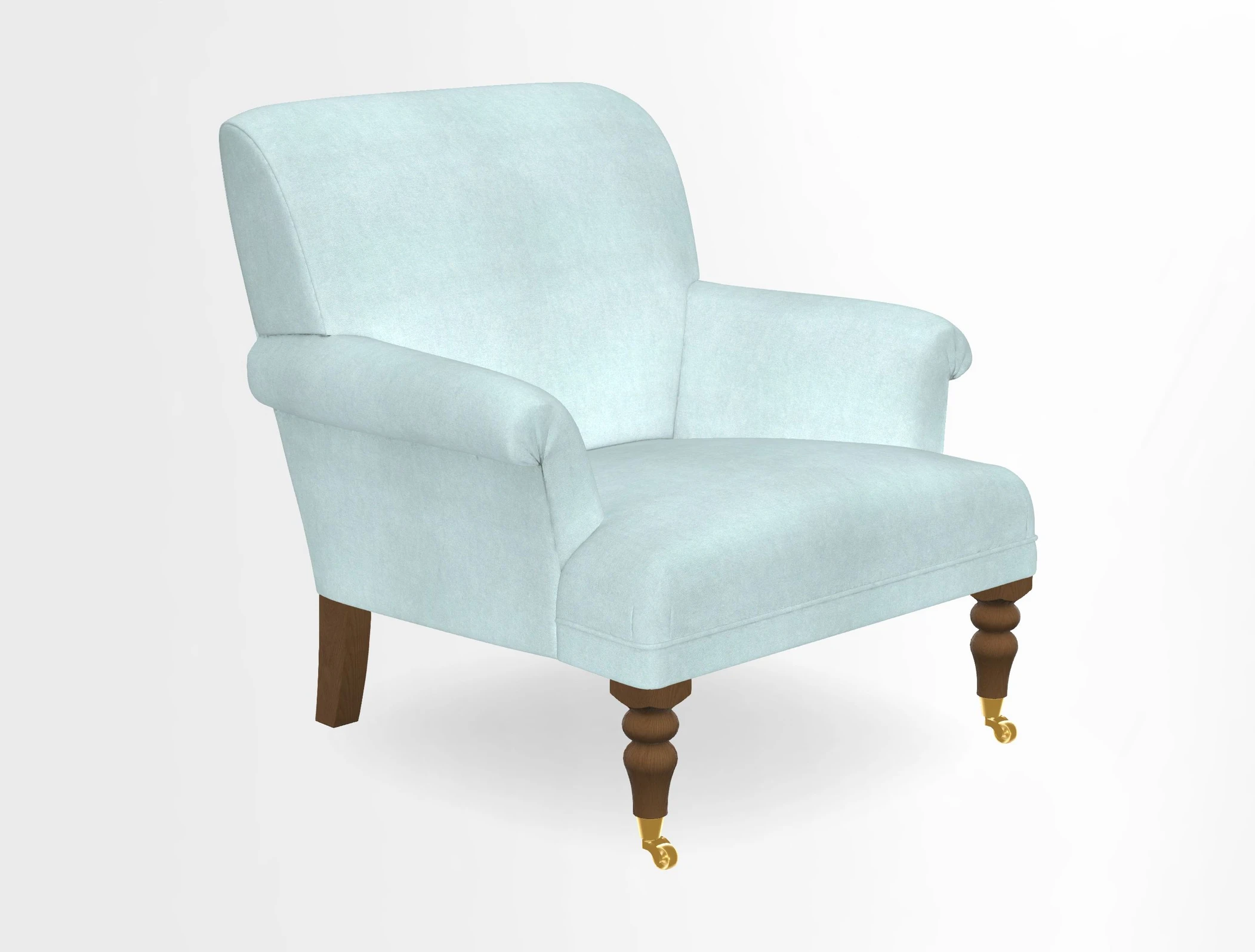 Midhurst Chair in Kirby Soho Burnt Orange & Mulberry Rustic Stripe Red Plum
