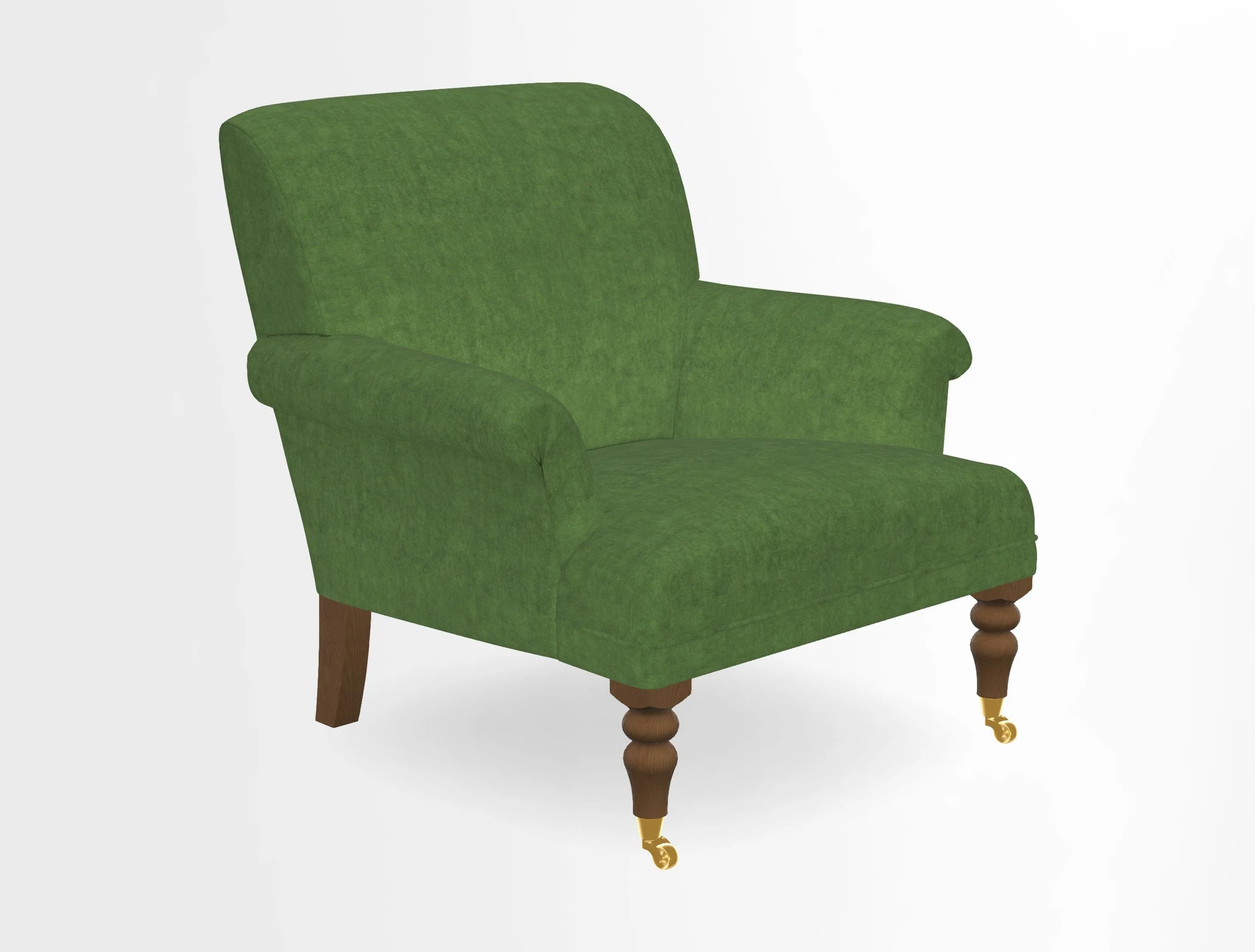 Midhurst Chair in Kirby Soho Burnt Orange & Mulberry Rustic Stripe Red Plum